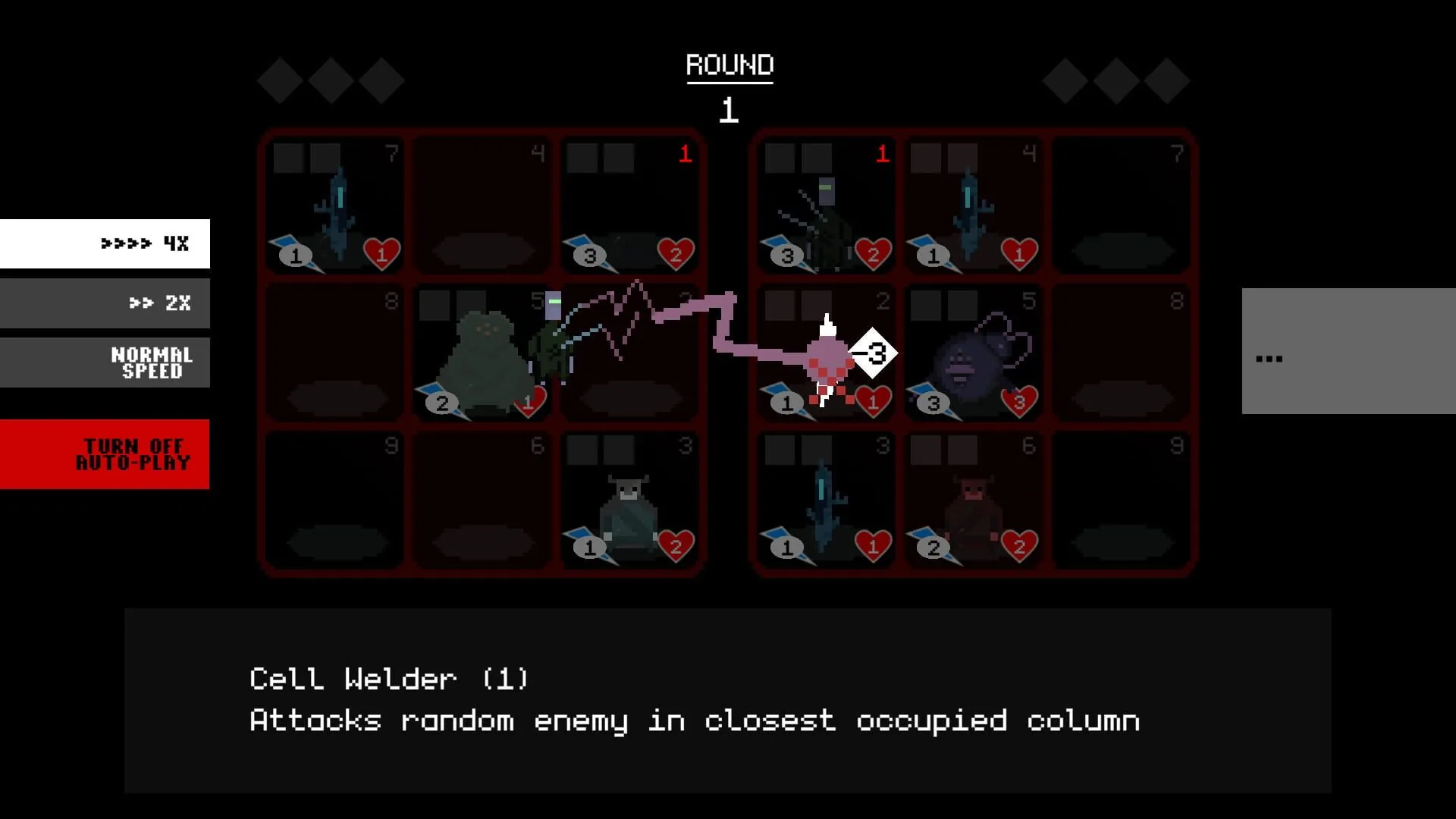 Order Automatica est un auto-battler roguelite sur une grille 3x3, des échecs avec des démons d'une tension redoutable