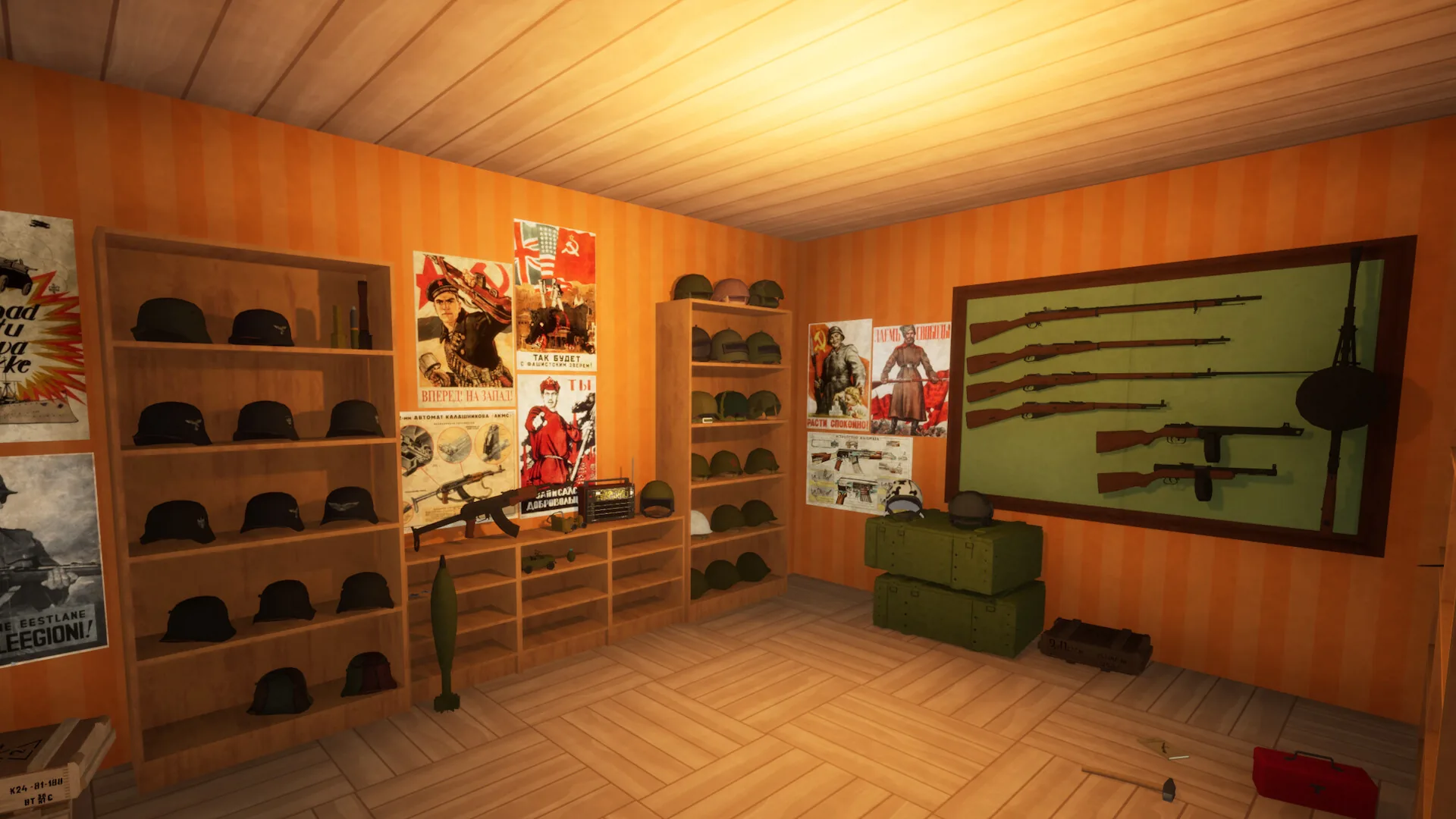Osta, l'aménagement de l'intérieur pour exposer sa collection