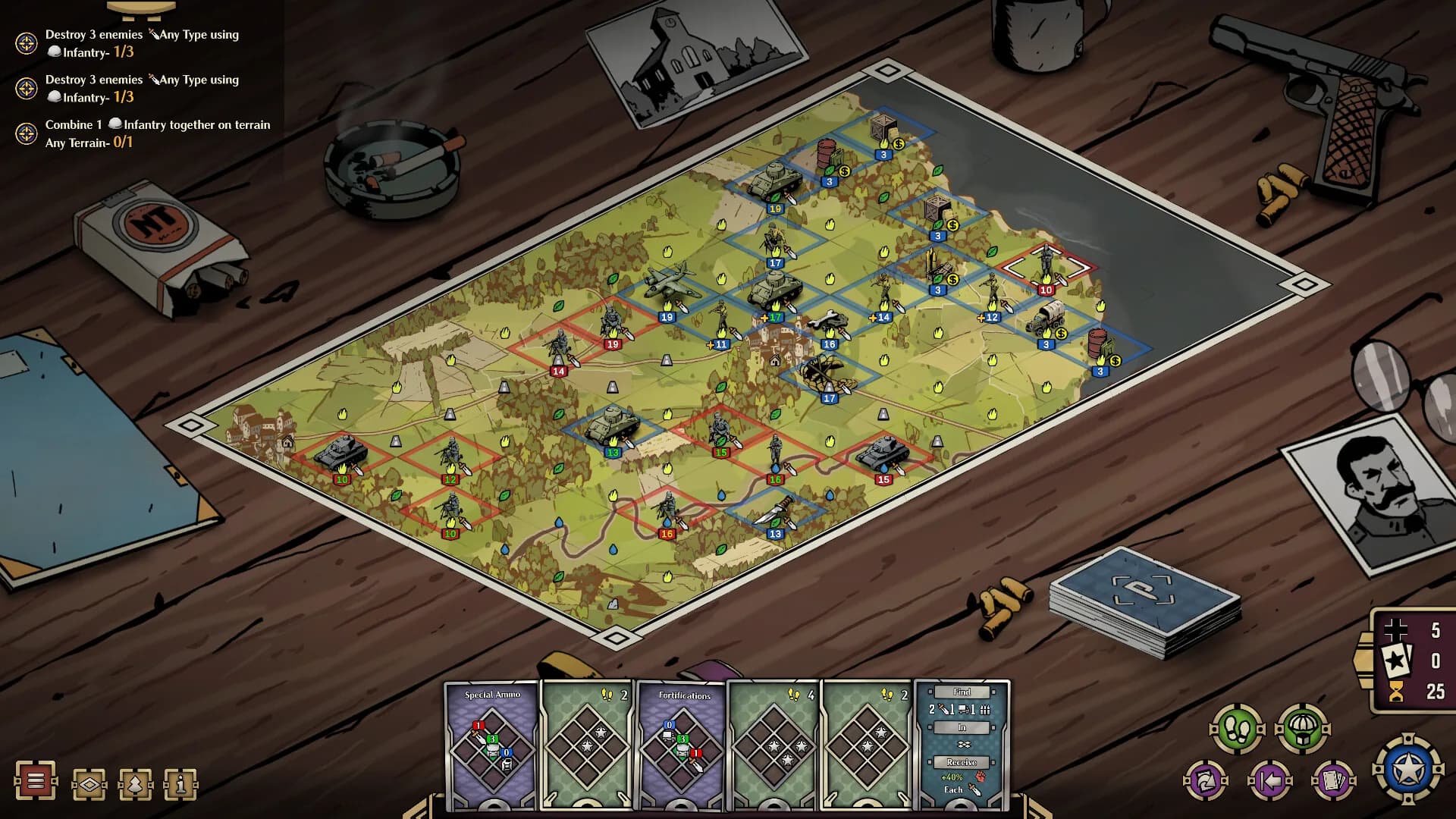 Panzer Deck, les motifs des cartes