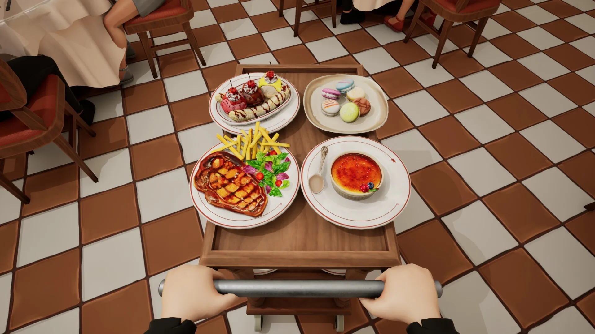 Parisian Bistro Simulator : on sert des steaks-frites à huit, et on planque la caisse dans un coffre personnel