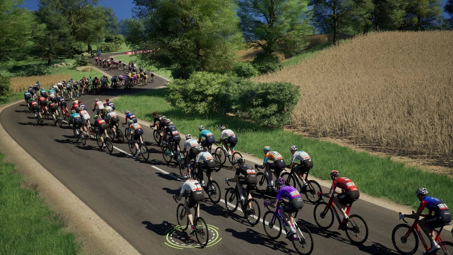 Pro Cycling Manager 26, vue 3D d'une étape