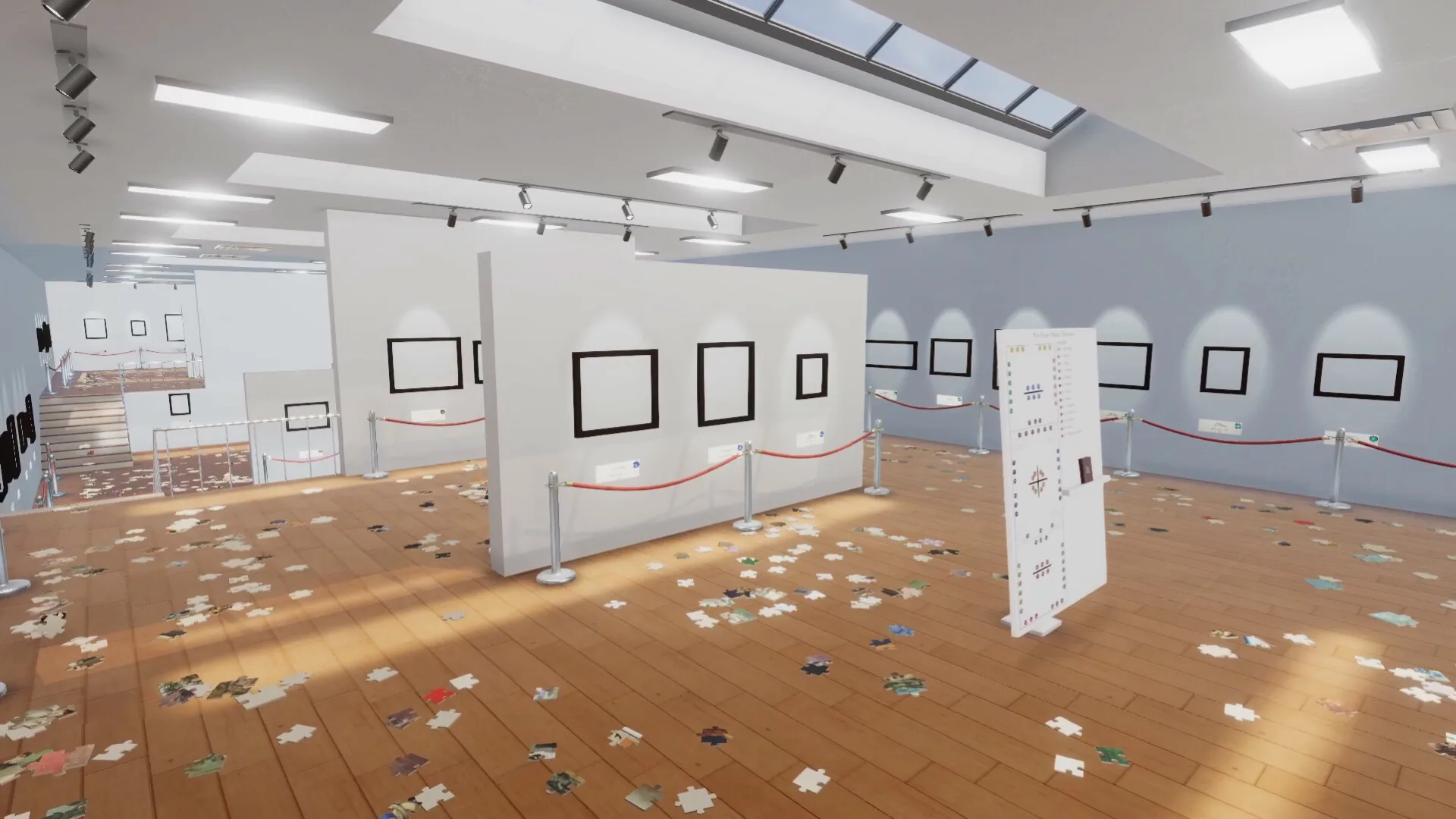 Cleaning Up The Puzzle Gallery : 2071 pieces eparpillees dans un musee, soit mon pire cauchemar en jeu video