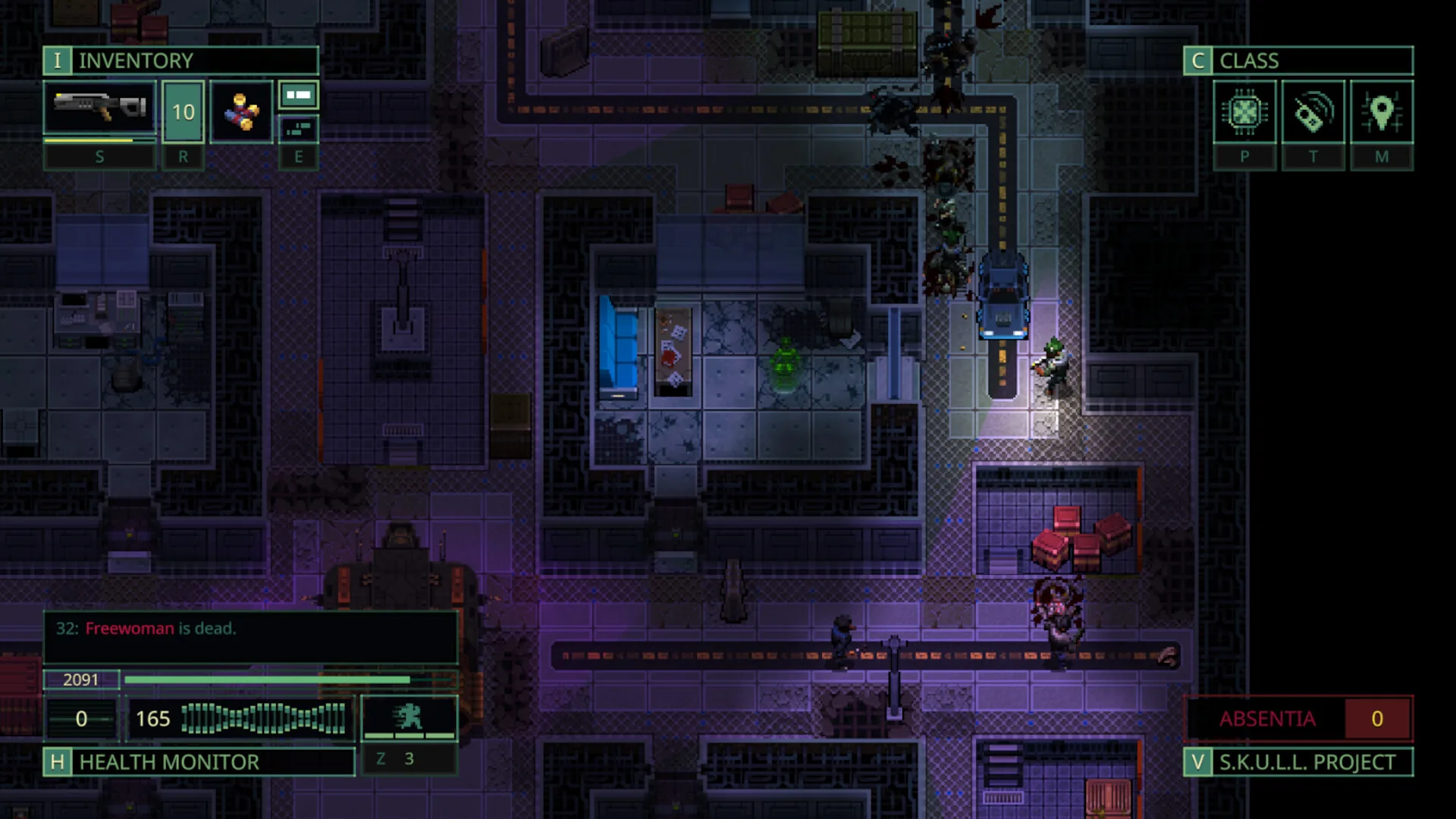 Quasimorph, the grimy cyberpunk atmosphere and its owned violence