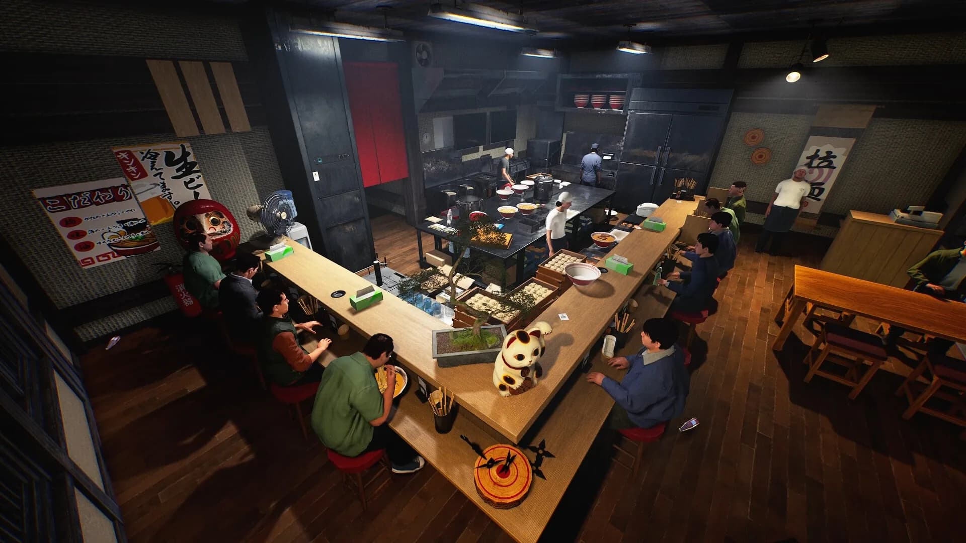 Japanese Ramen Simulator, le service en salle