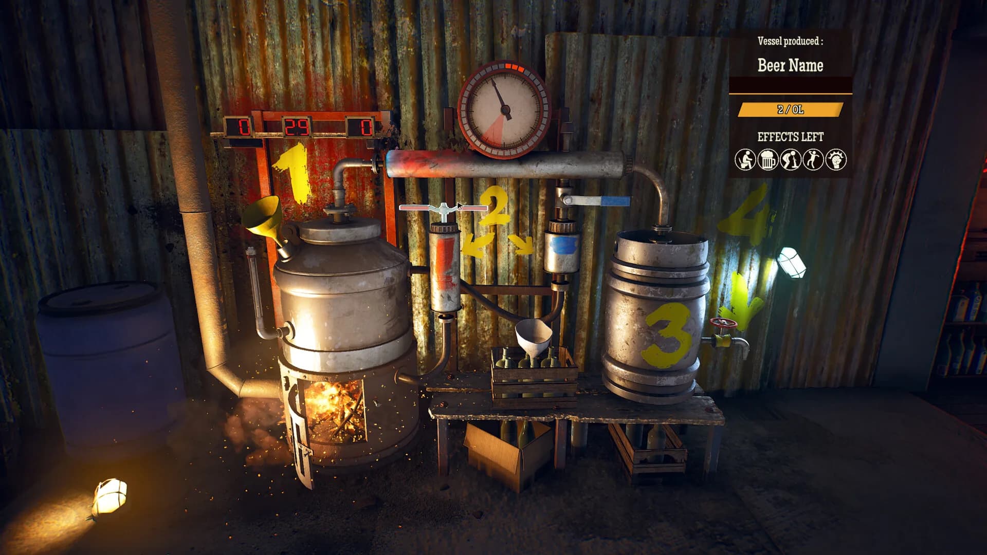 Roadhouse Simulator, a brawl