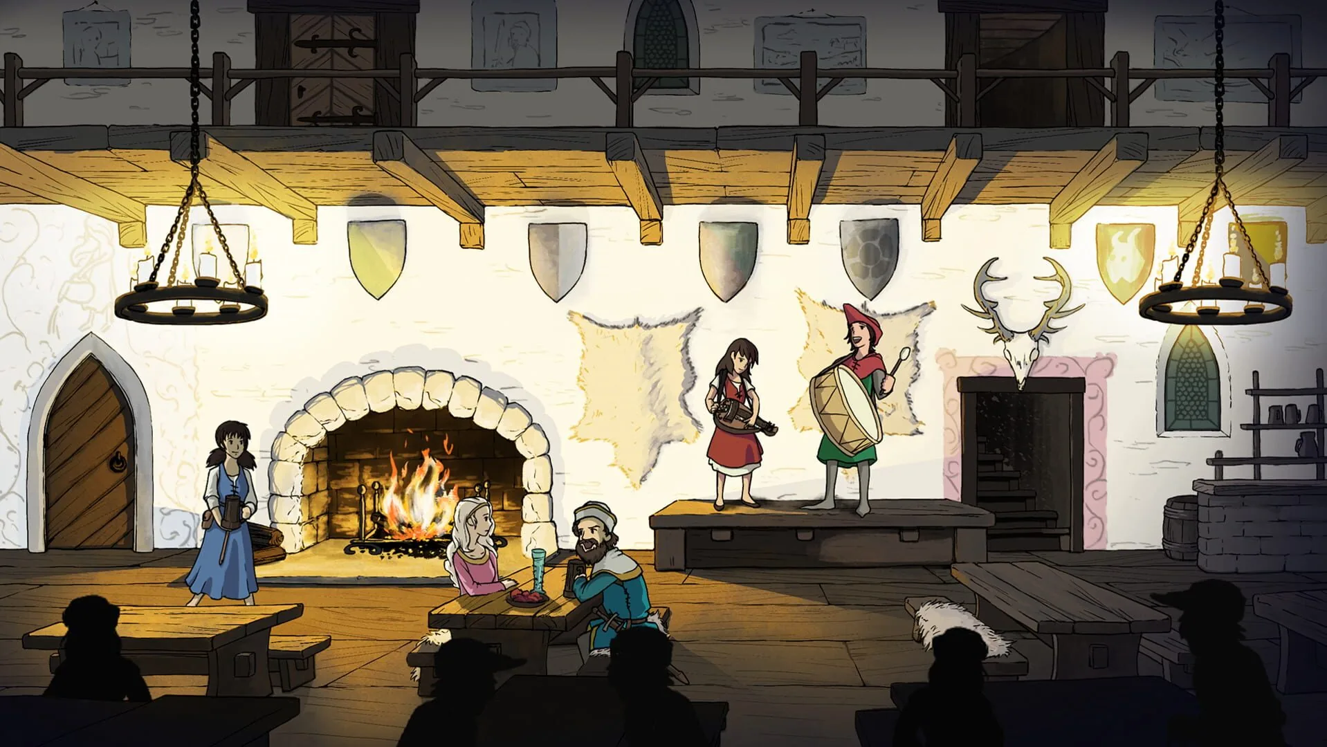 Scarlet Deer Inn est peut-être le plus beau jeu de l'année, et derrière ses aquarelles se cache une vraie délicatesse