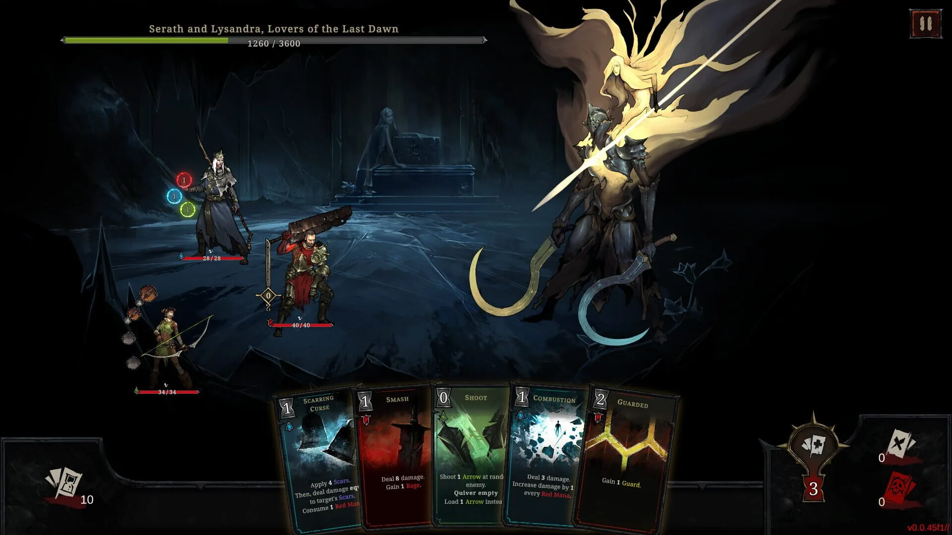 Shards of Order, turnless combat where the time counter governs every clash