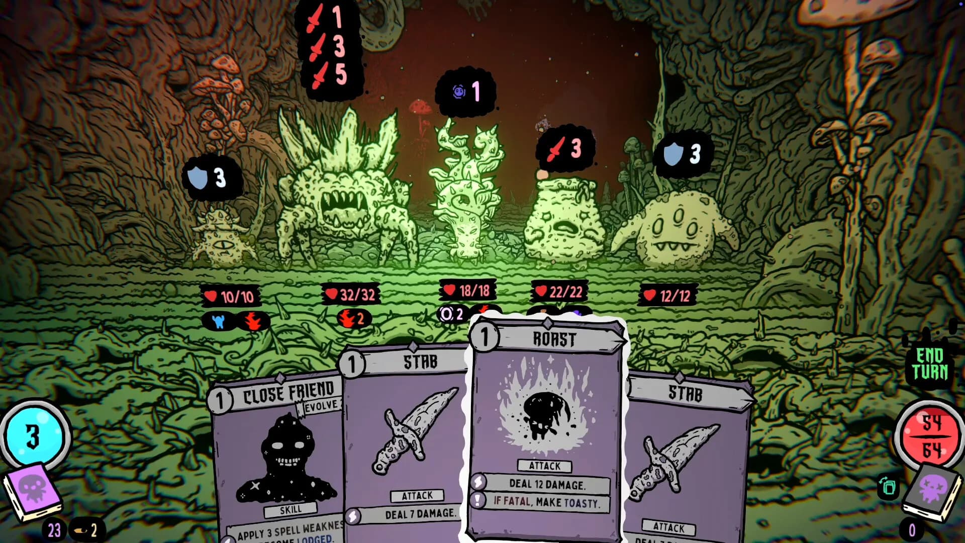 Shroom and Gloom, the two decks