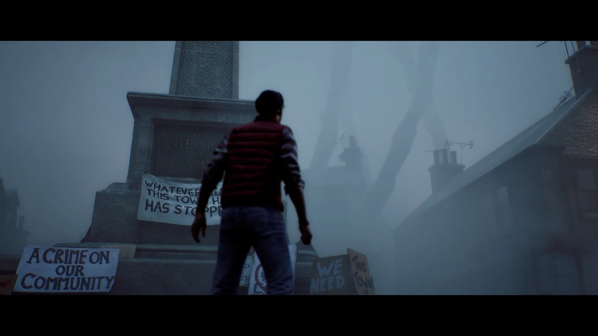 Silent Hill: Townfall, le brouillard et les batiments