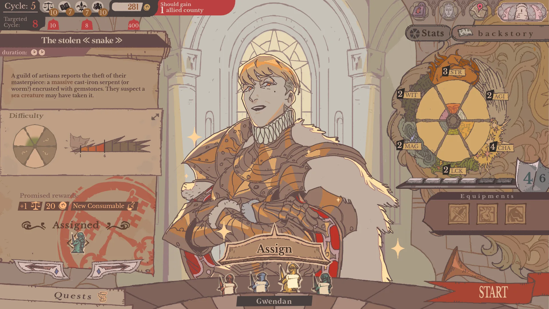 Sovereign Tower : régner sur une Table Ronde d'incapables, et remonter le temps quand ça tourne mal