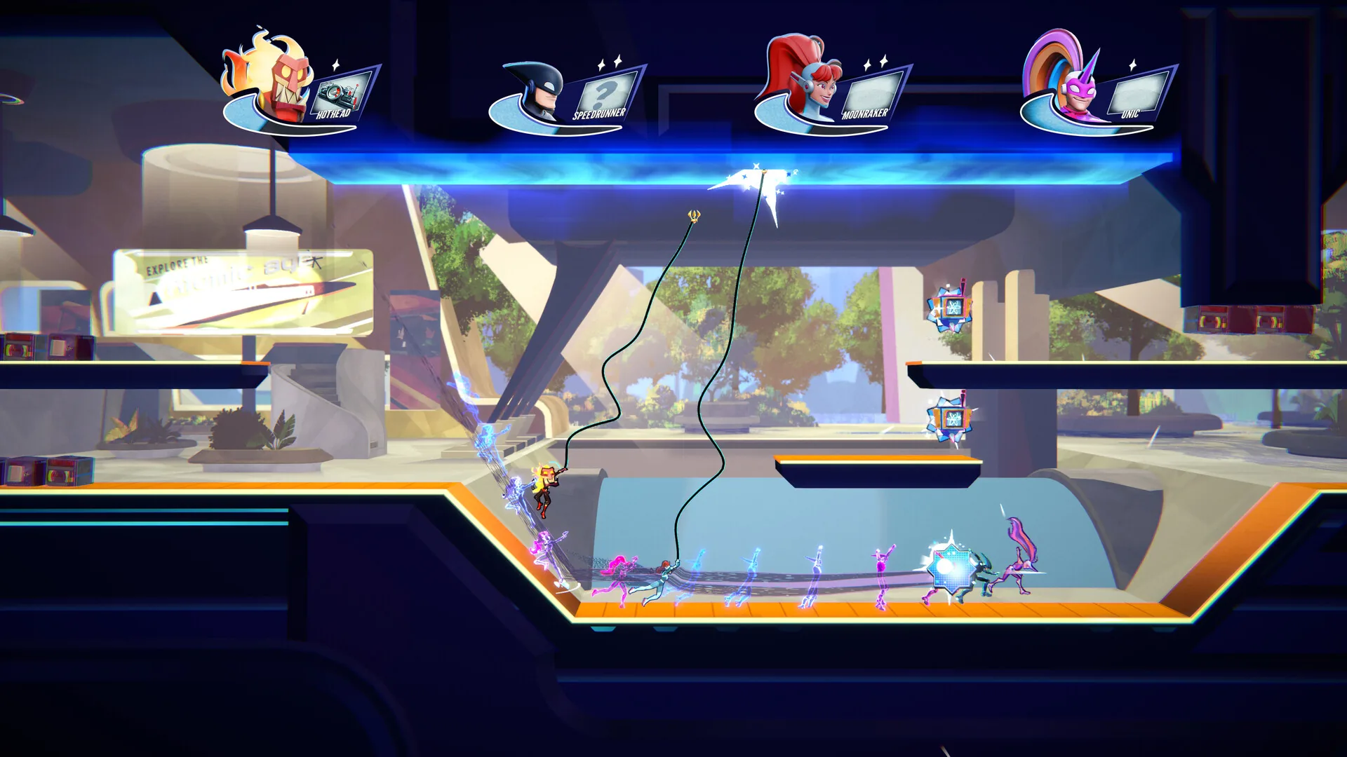 SpeedRunners 2 King of Speed, les cartes méticuleuses et le chaos de la course à huit