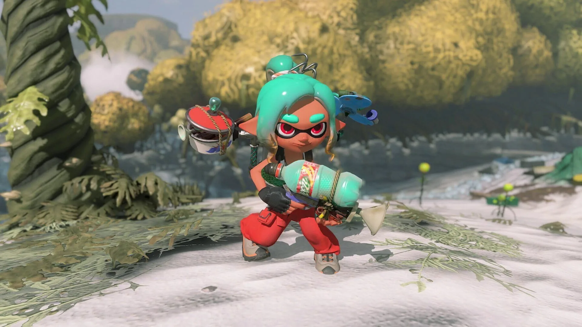 Splatoon Raiders, la combinaison Tank, gadgets, reliques et Bot Buddy au coeur du build