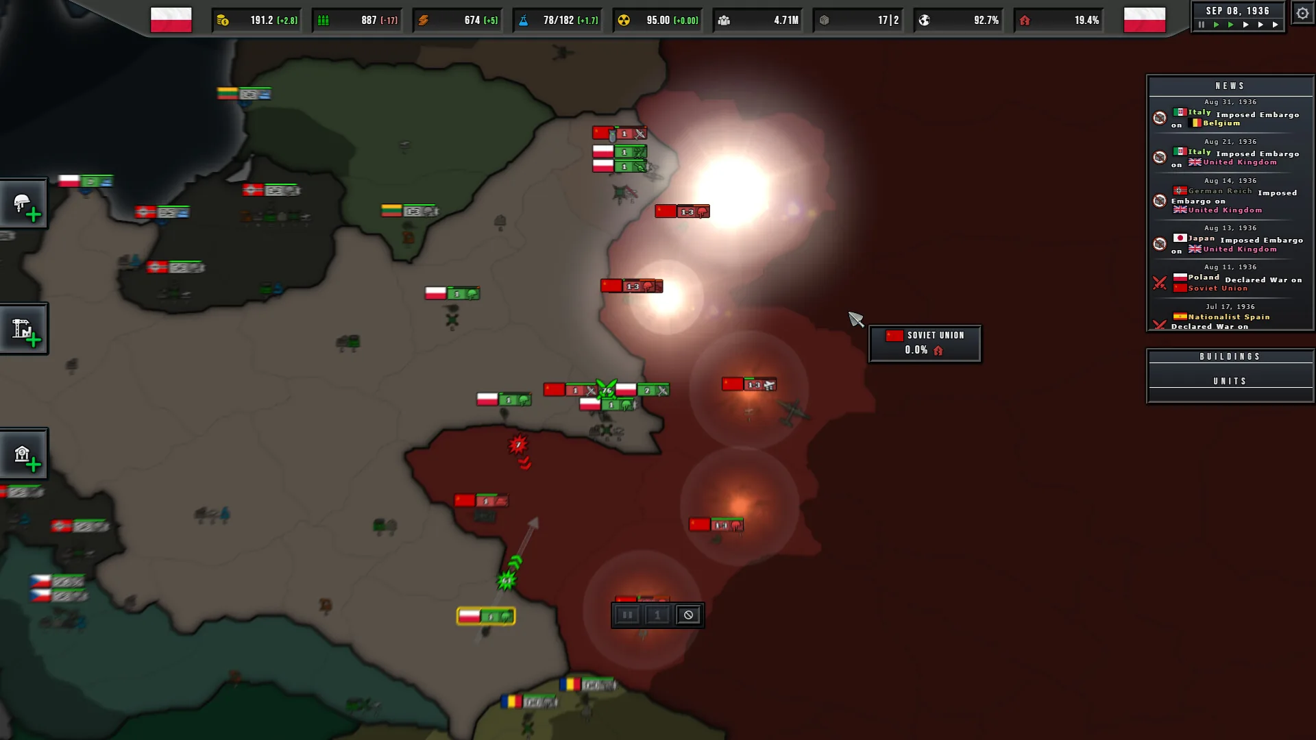 States of Power, the scenario editor