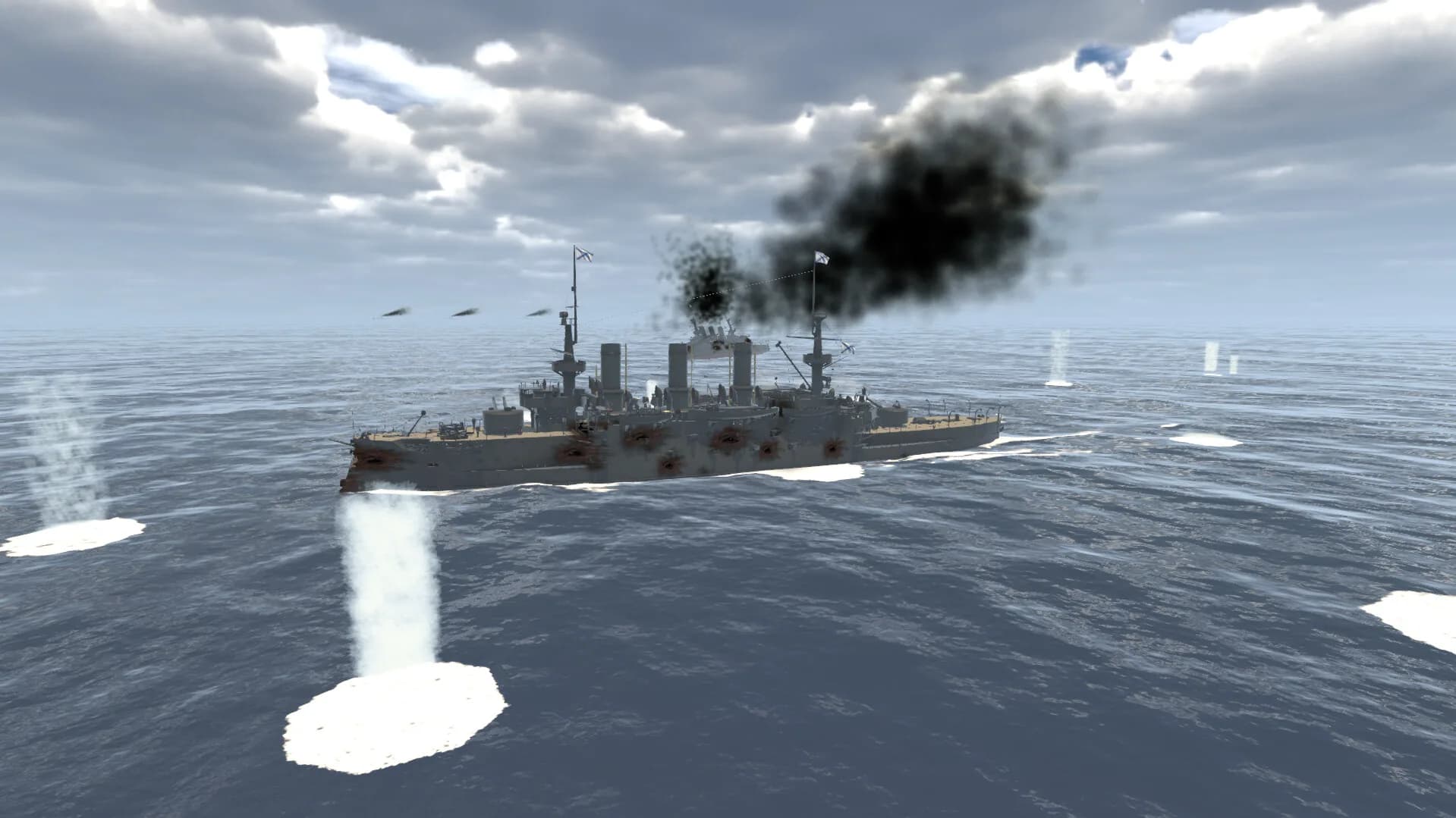 Steam & Iron, a gunnery duel