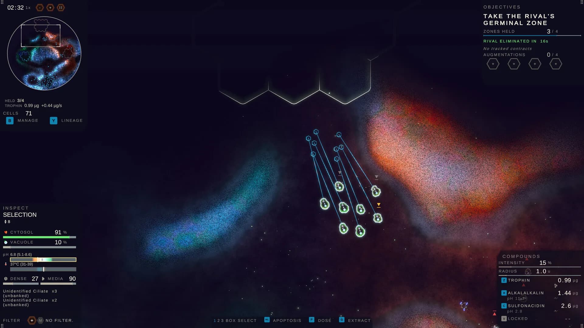 Substrate: Emergence, les mutations et les couleurs