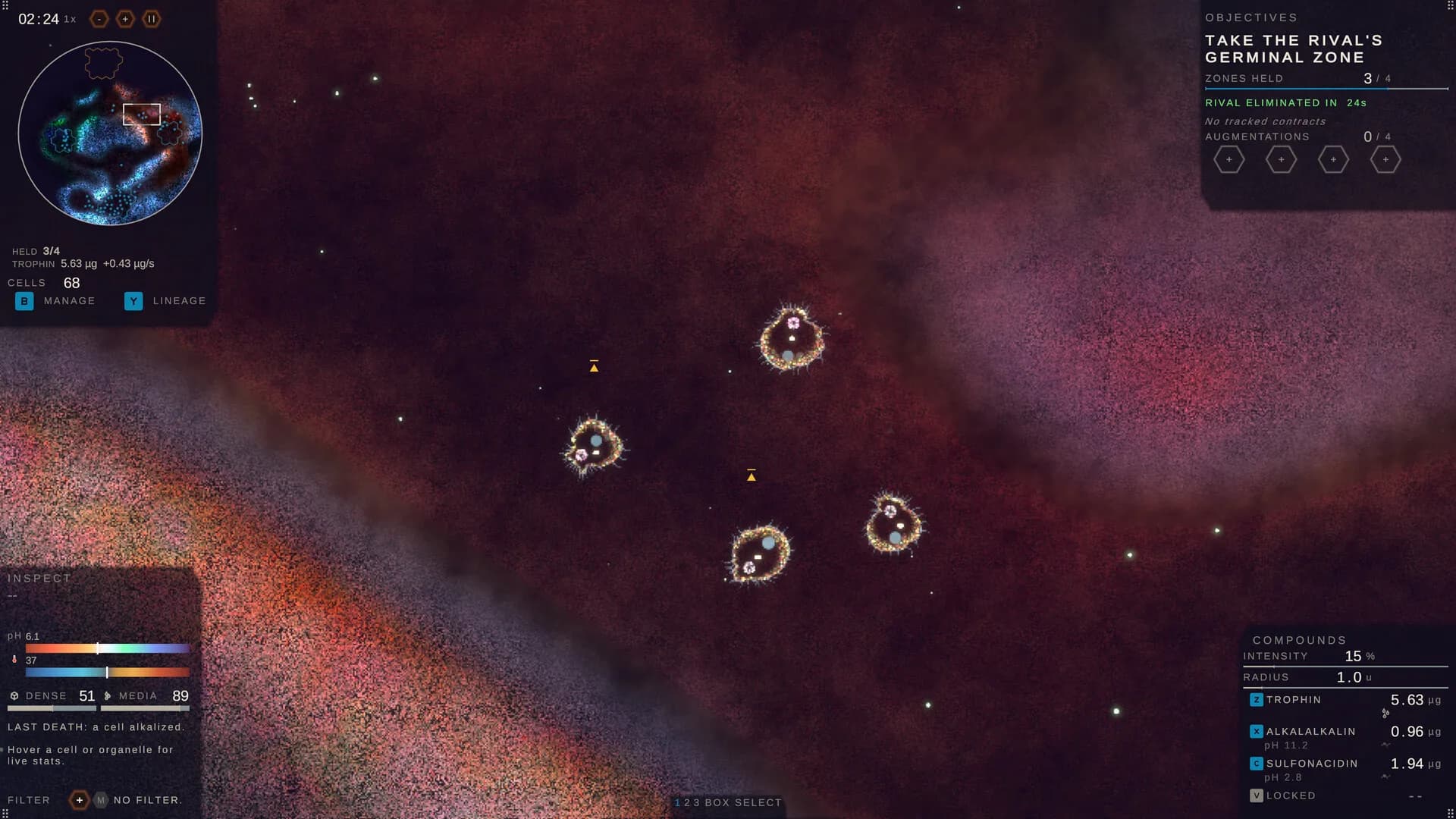 Substrate: Emergence, une souche dominante