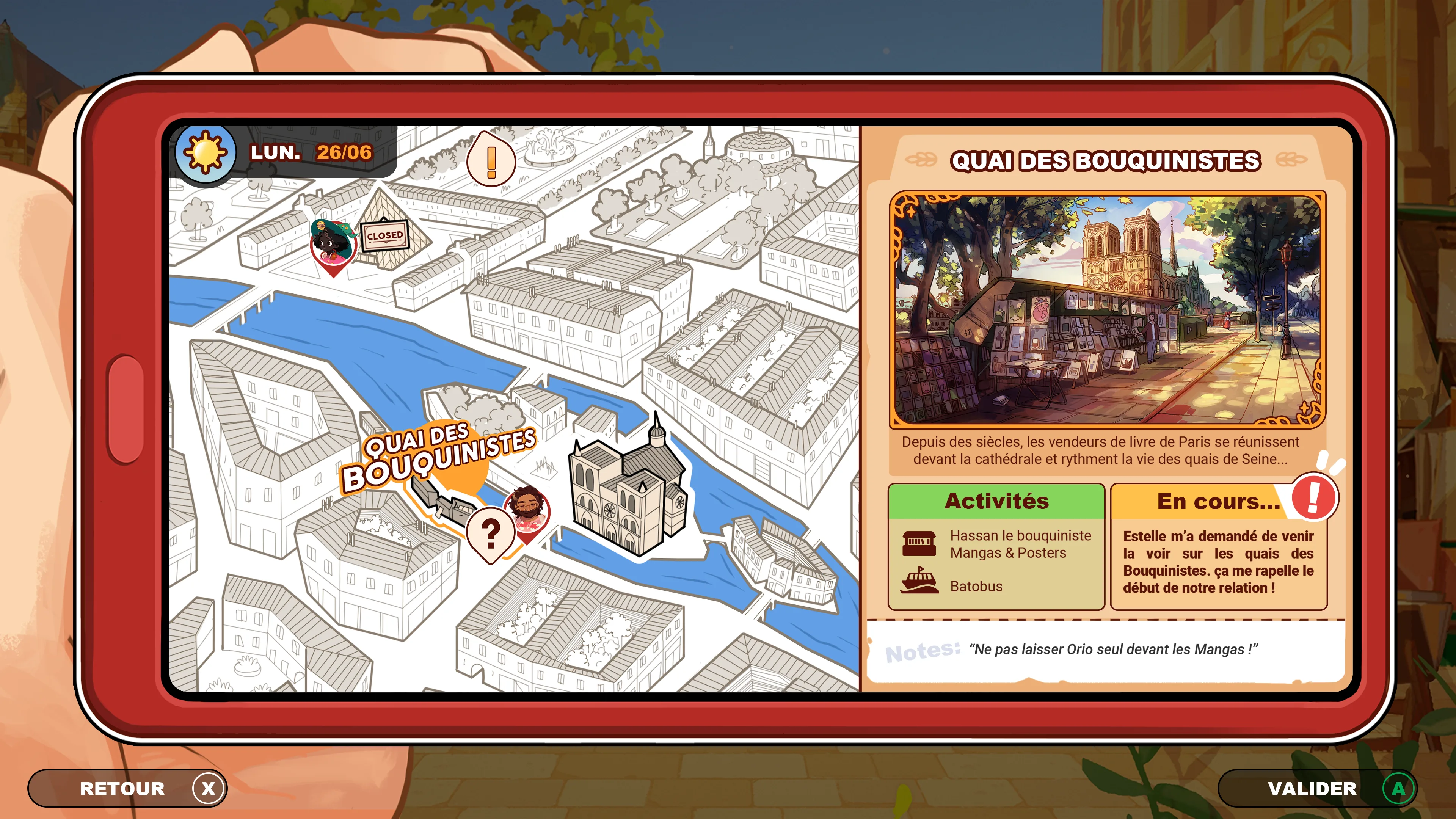 The Witch's Bakery, carte