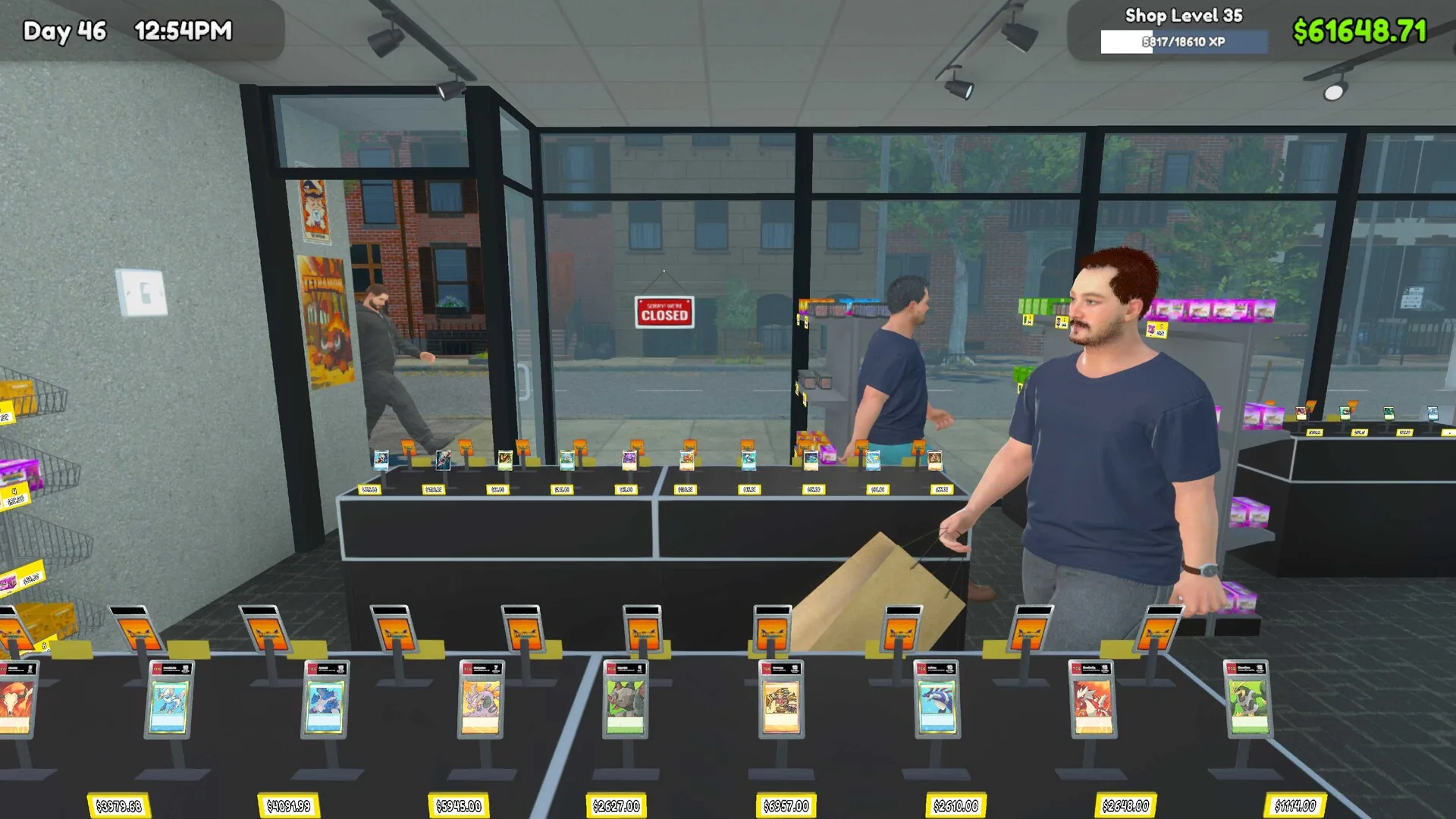TCG Card Shop Simulator, la reserve et les boosters