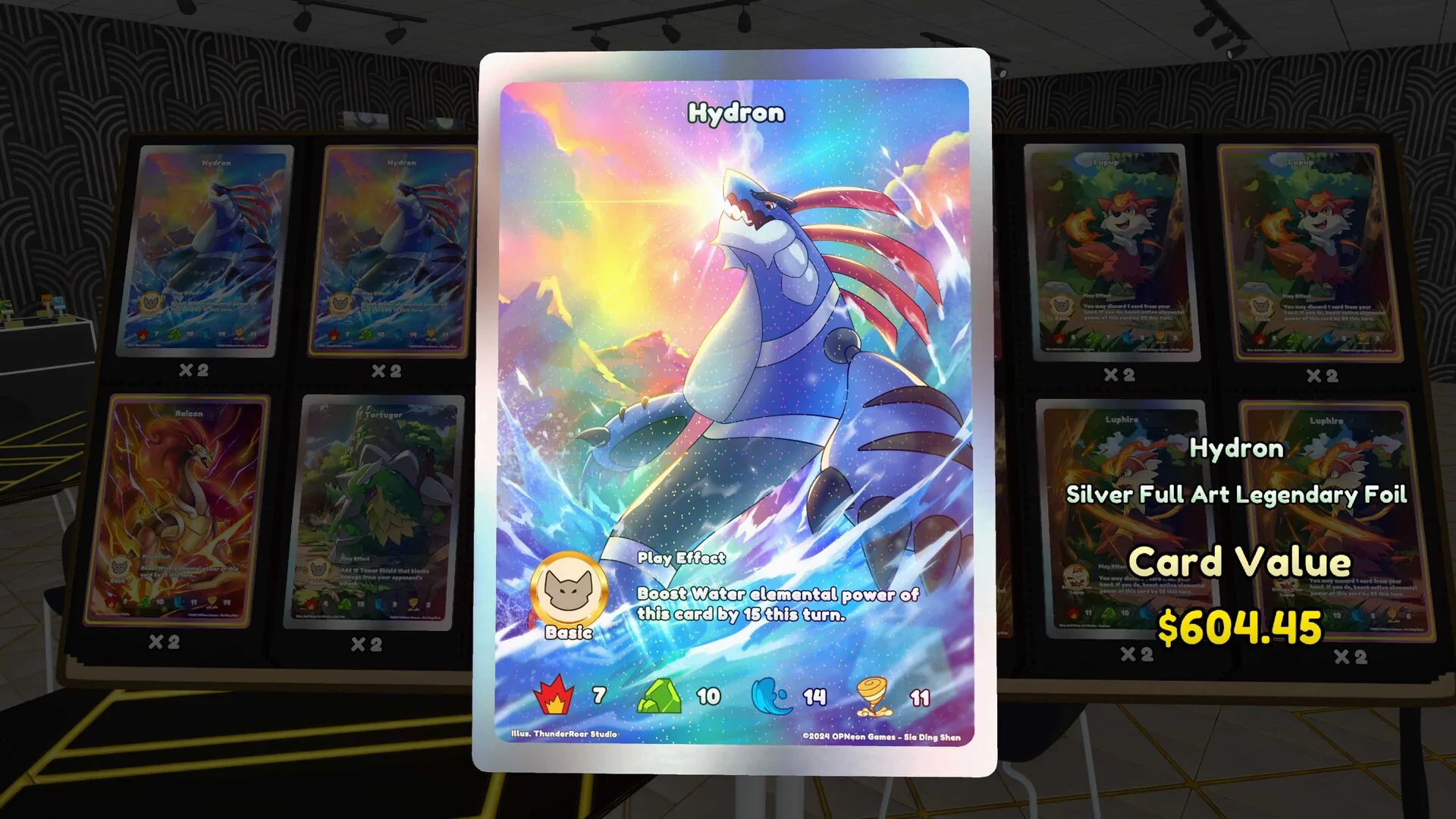 TCG Card Shop Simulator, la collection de cartes