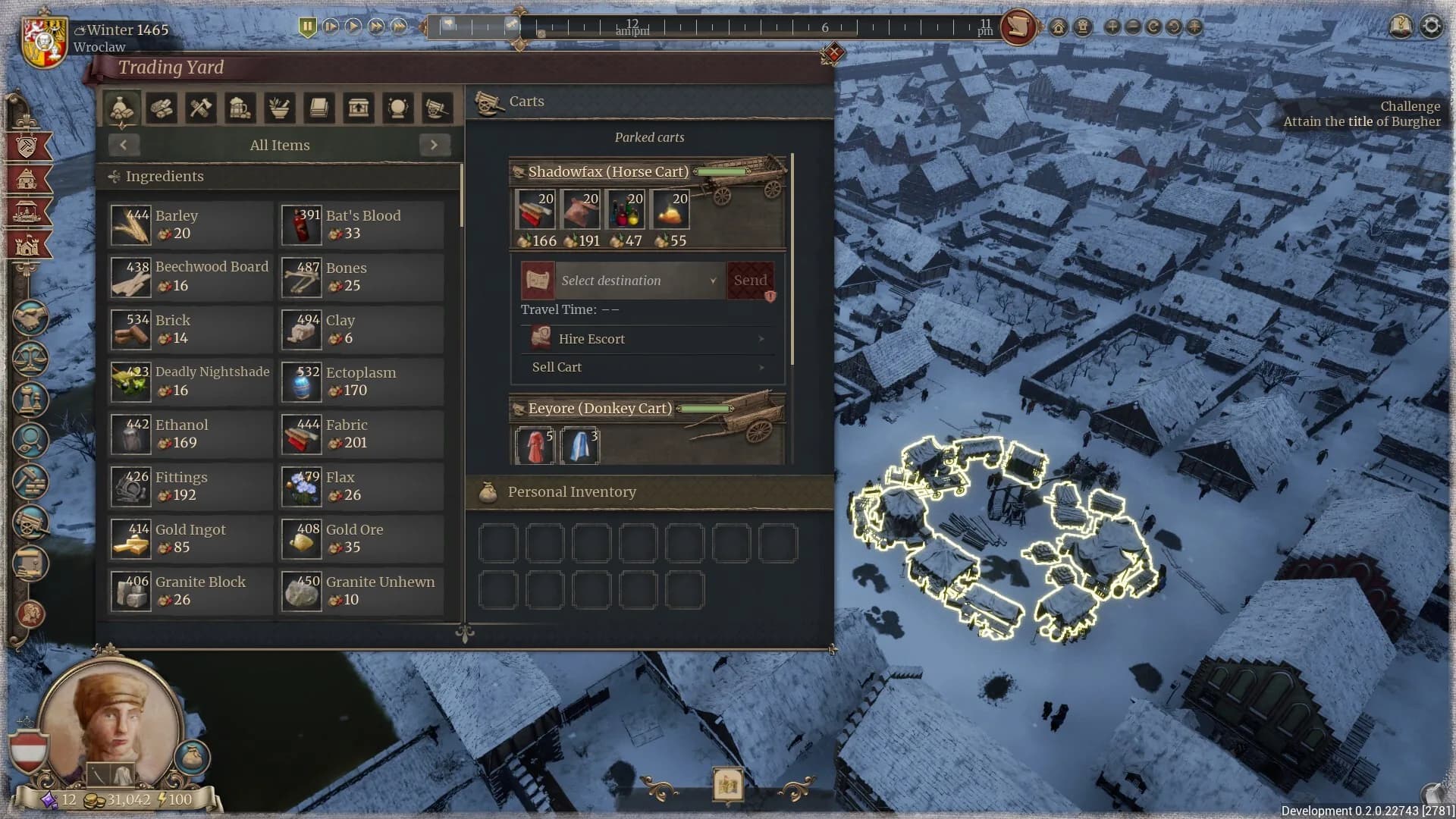 The Guild 1 Remake, la vie de la ville