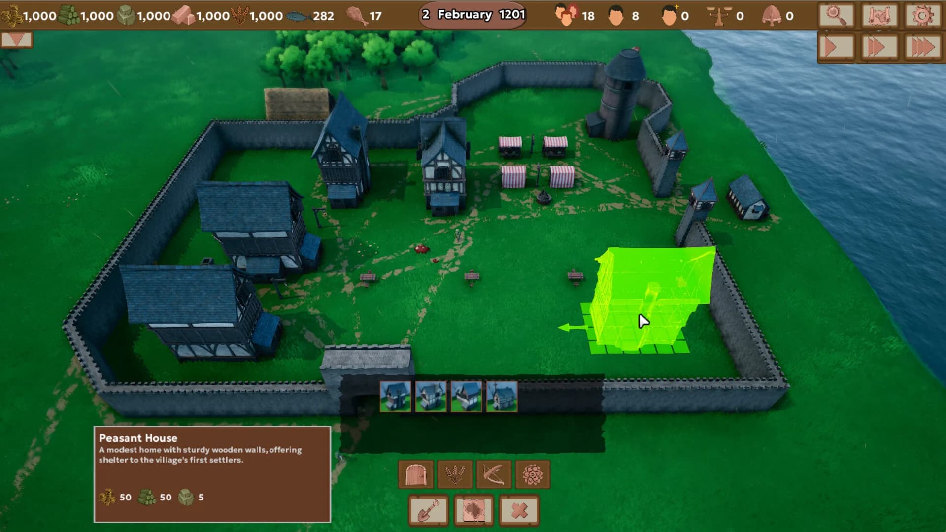 Towerfolk, les murs et les tours