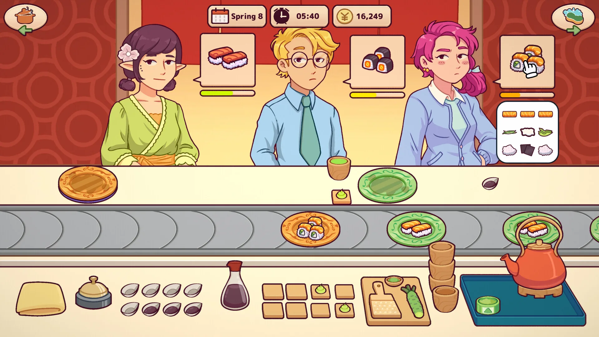 Ugoku Sushi Bar, fishing and the side activities that feed the kitchen