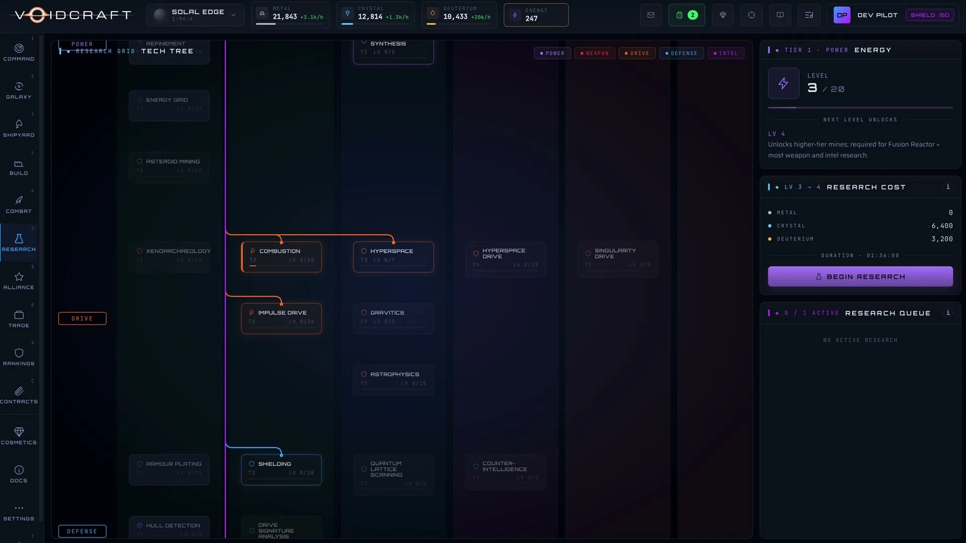 VoidCraft, une bataille spatiale rejouee