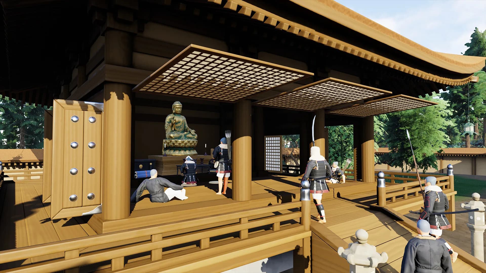 Warlord: Awaji, a shrine in the countryside