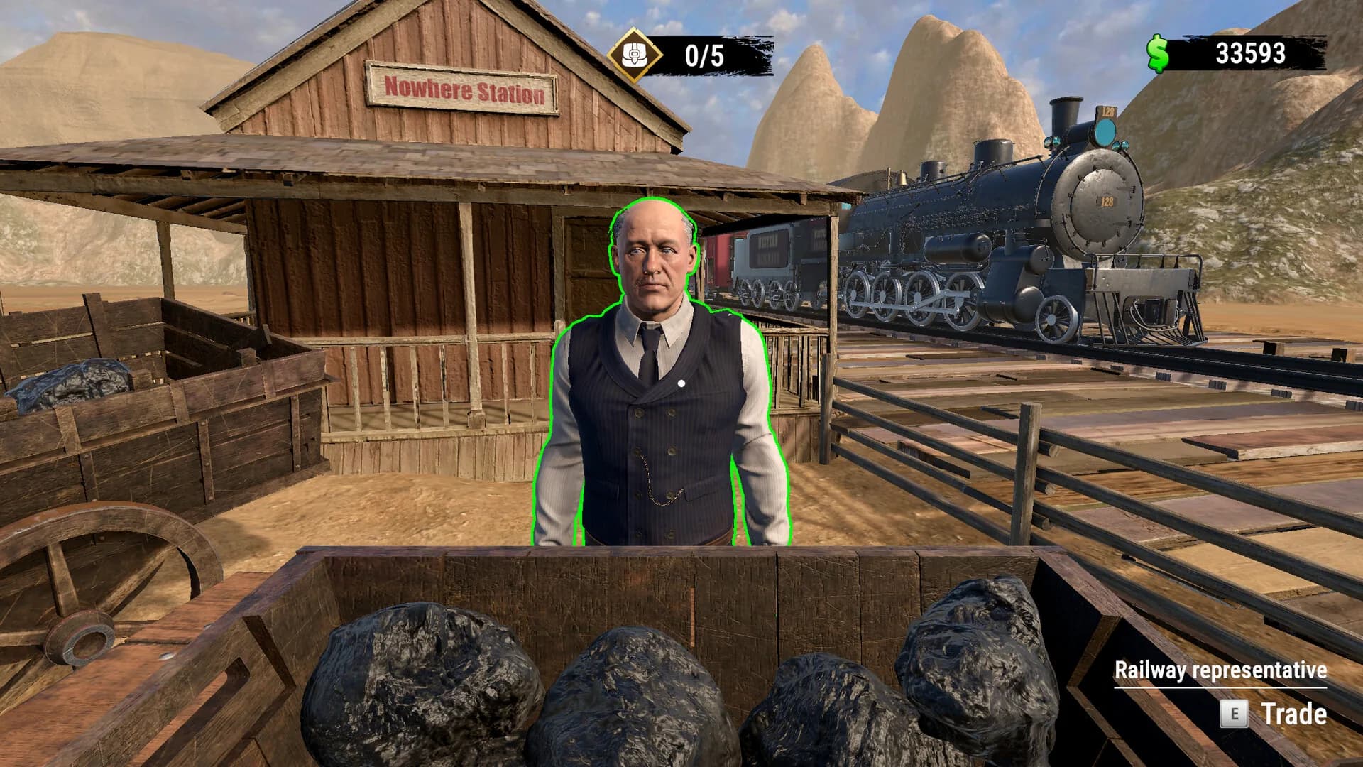 Wild West Miner Simulator, l extraction et la logistique