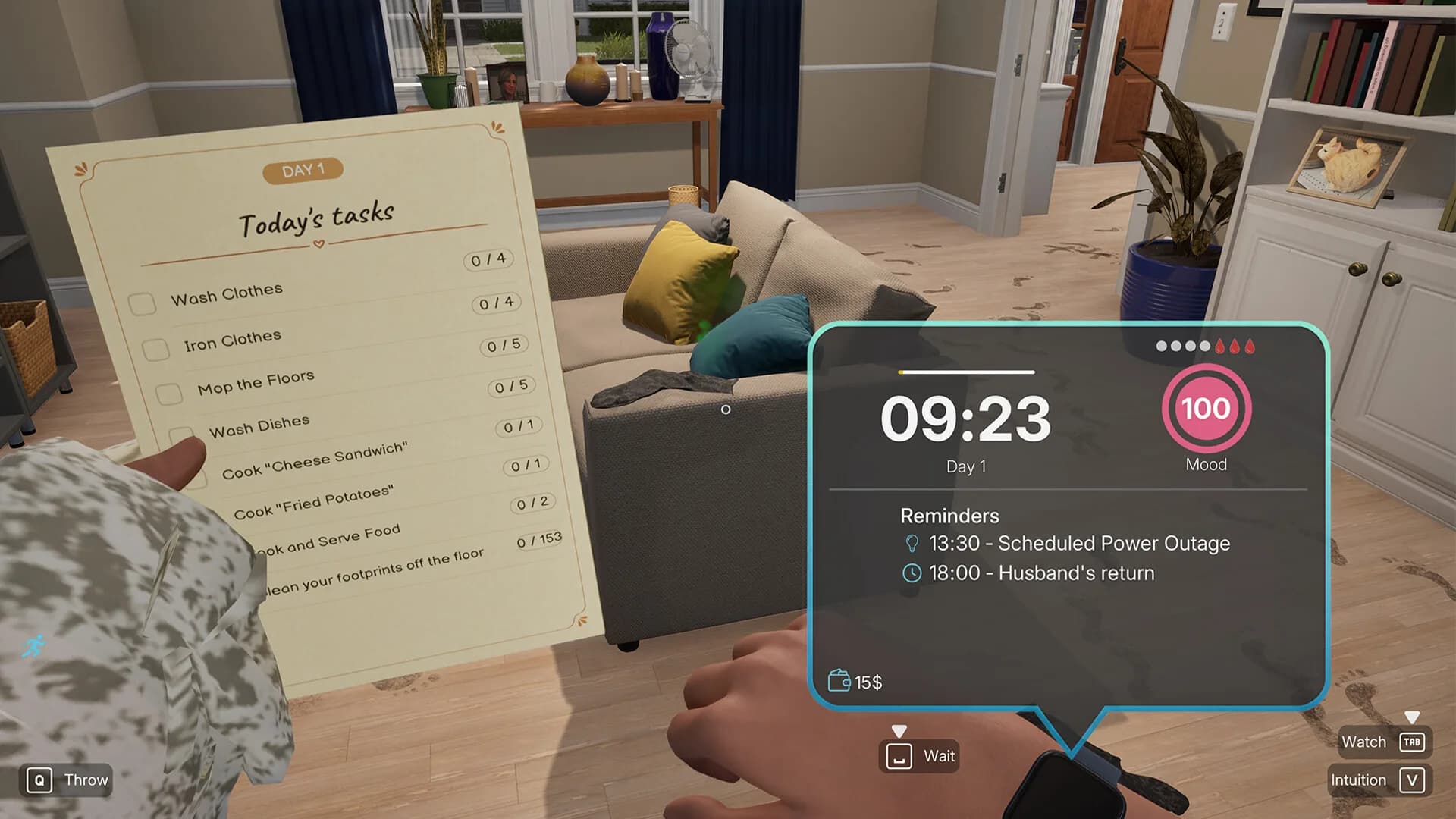 Woman Simulator, le salon