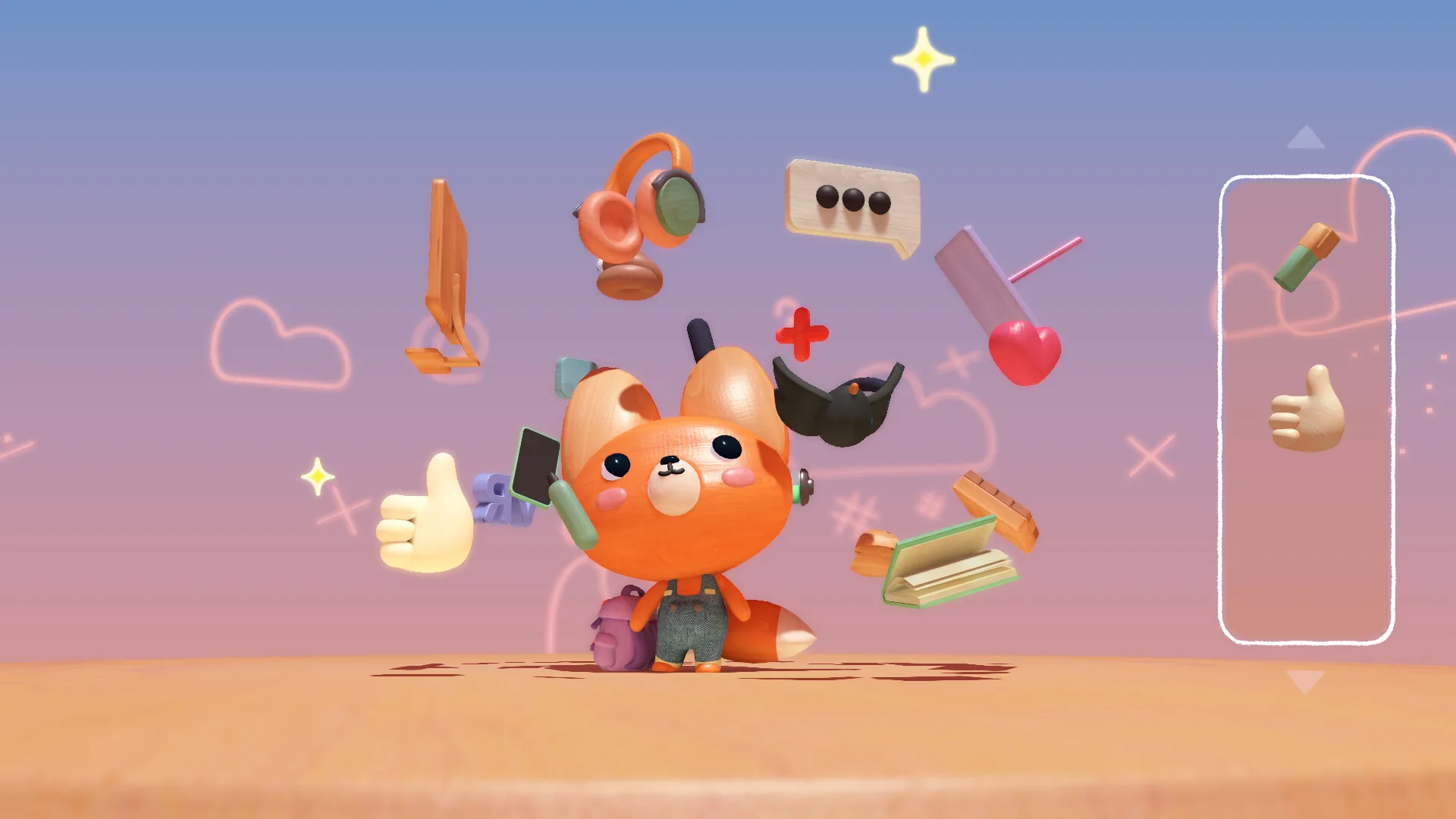 Woodo, la mise en couleur de la scene