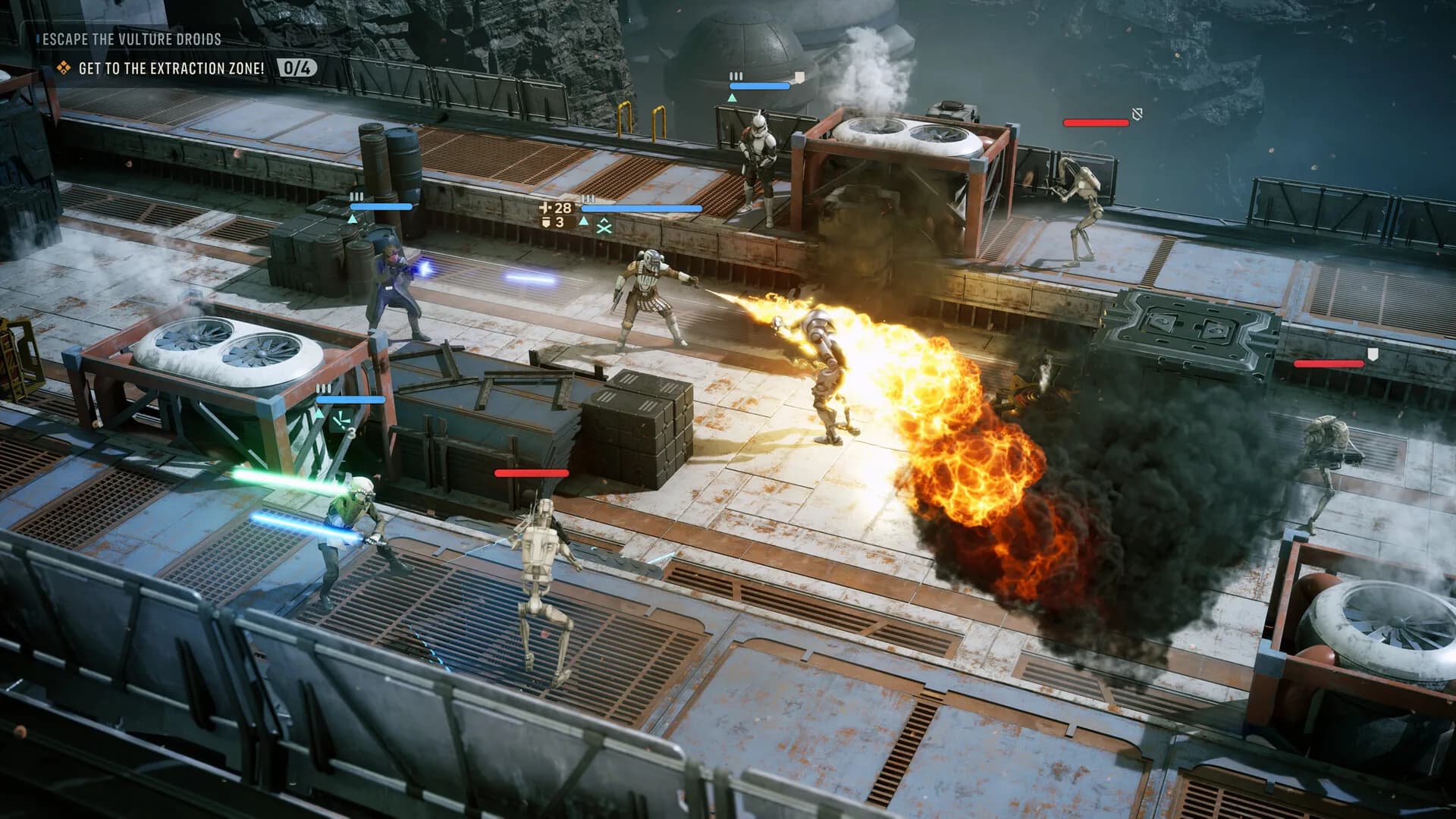 Star Wars Zero Company, a turn-based engagement