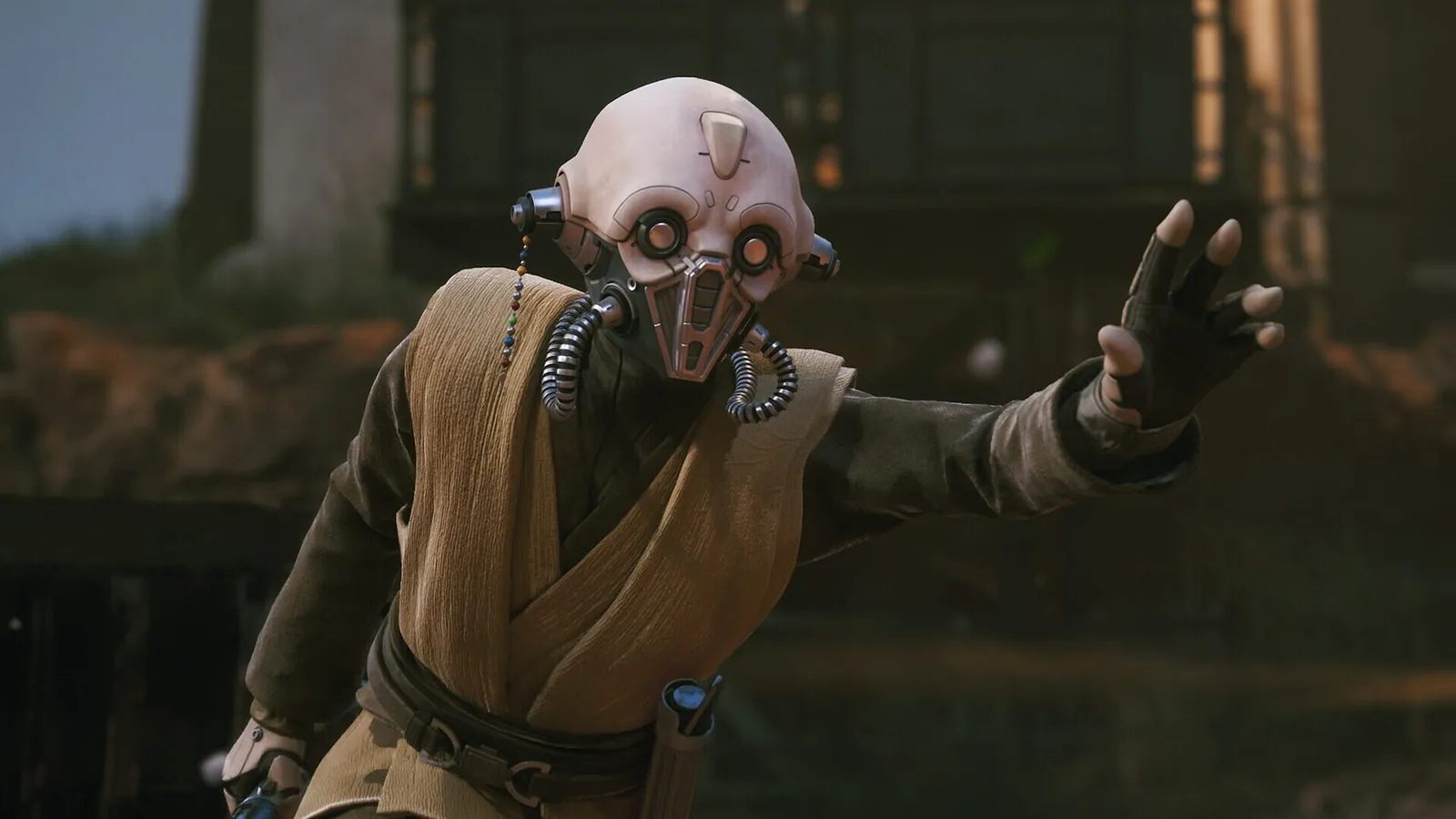 Un Jedi de la compagnie en pleine action