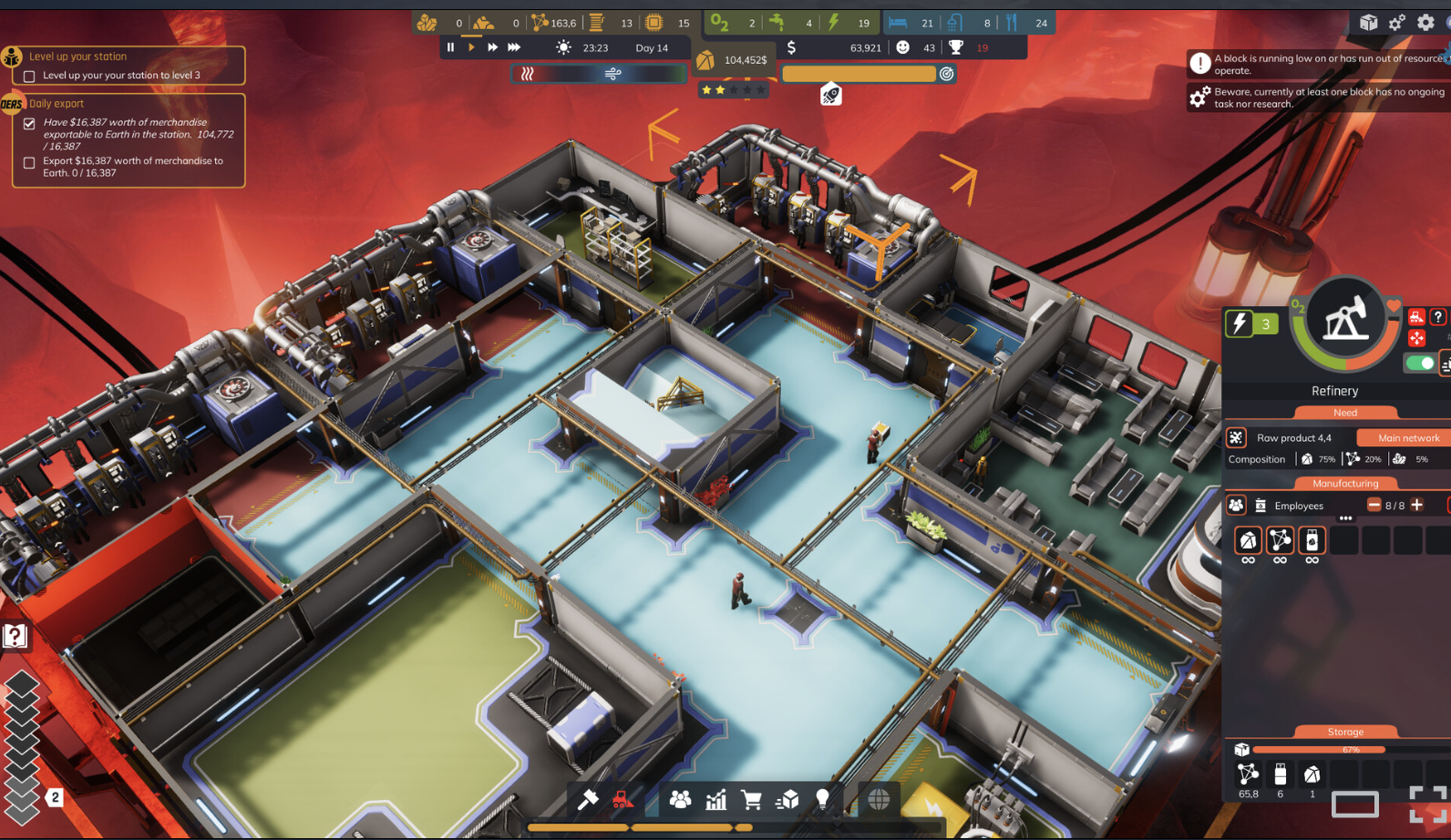 Space Drilling Station