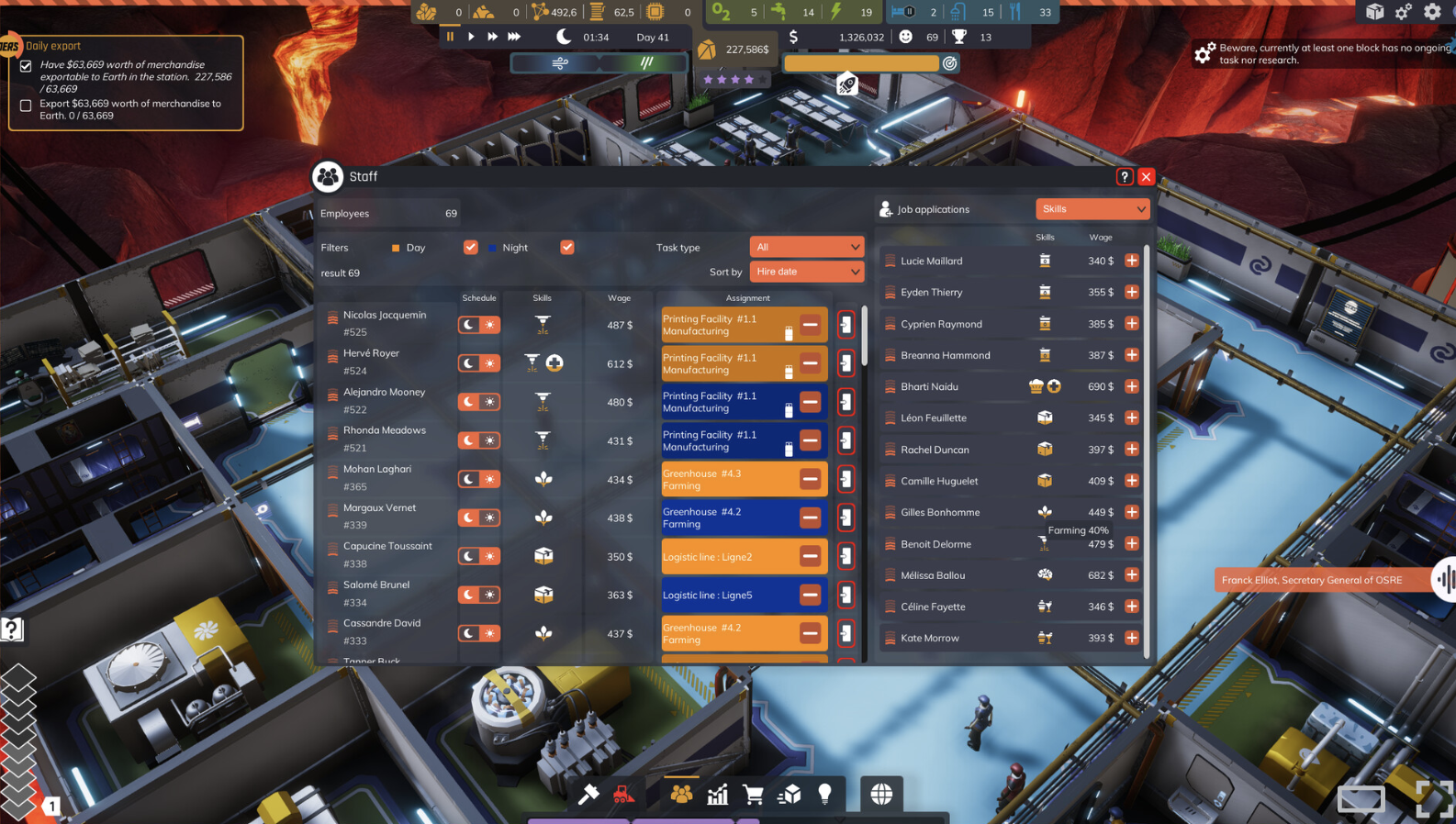 Space Drilling Station